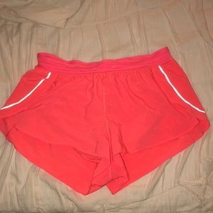 Pink lululemon shorts